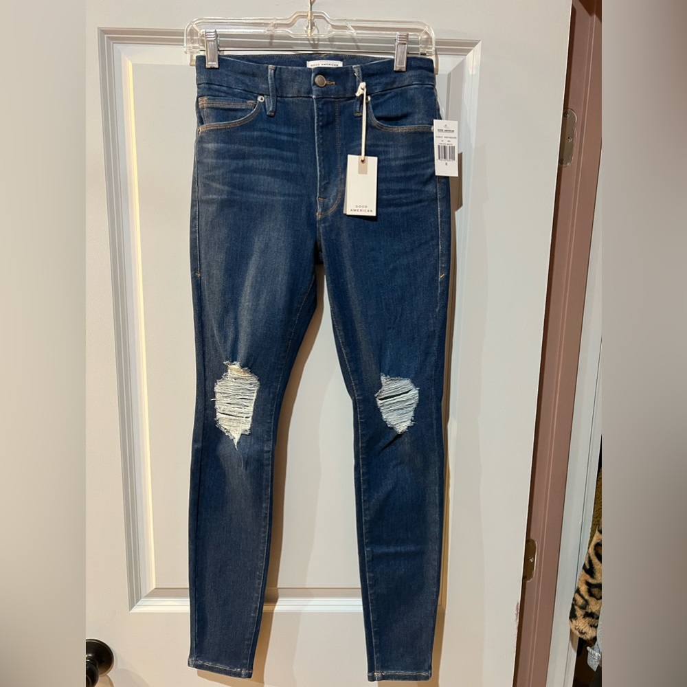 GOOD AMERICAN always fits good legs size 6-12 NWT
